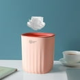 thumbnail image 7 of WQQZJJ Garbage Can Desktop Trash Can Desktop Plastic Waste Bin For Home Office Kitchen Vanity Tabletop Green Gold Light Luxury Recycling Bin Bathroom Trash Can Kitchen Trash Can Home Essentials, 7 of 7