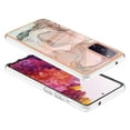 thumbnail image 7 of Slim Case for Samsung Galaxy S20 FE Compatible with MagSafe Wireless Charging Case, Marble Pattern Slim Lightweight Soft Silicone Shockproof Non-Yellowing Protective Cover,Rosegold, 7 of 7