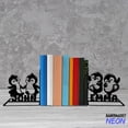 thumbnail image 2 of Handmadetneonsign Penguin Metal Bookends, Cute Penguin Name Bookend, Penguin Lover Gift Table Bookshelf Decor 80323, 2 of 4