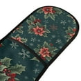 thumbnail image 4 of Yayeee Double Oven Mitt Kitchen Heat Resistant Baking 35" x7" Quilted Glove, Floral Christmas, 4 of 6