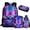 Purple Butterfly, variant on Yuyamidu Kawaii Axolotl School Backpack Set 4 Pieces with Lunch Bag Pencil Case and Water Bottle Holder for Kids Girls Boys Elementary and Middle School
