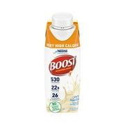 Nestle Boost Very High Calorie Complete Nutritional Drink Very Vanilla 8 oz Carton 24 Ct