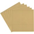 thumbnail image 2 of Classic Baseplates Building Base for Building Bricks 100% Compatible with Major Brands-Baseplate 10" x 10", Pack of 6 (Sand), 2 of 6