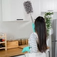 thumbnail image 2 of 5-in-1 Telescopic Dusting System - Anti-Static Microfiber Duster for Electronics/Cars/AC Vents (25-150cm Extendable), 2 of 9