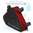 thumbnail image 3 of Aduro Sport Bicycle Bike Storage Bag Triangle Saddle Frame Pouch for Cycling Red, 3 of 7
