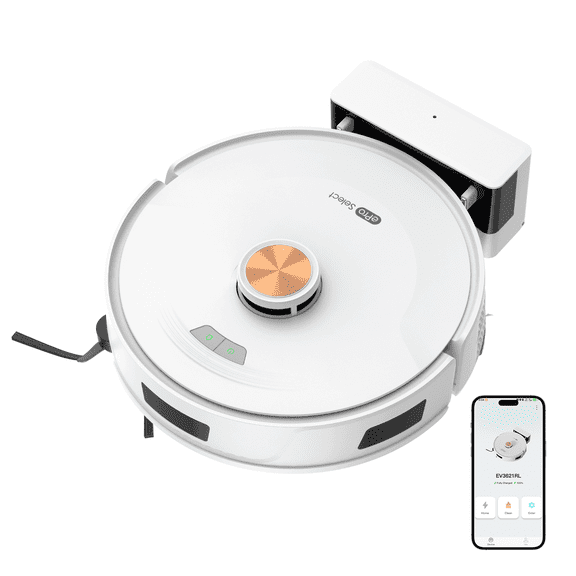 Robot Vacuum and Mop Combo, 10Kpa Robotic Vacuum Cleaner, 150 Min Max, Customized Cleaning, Multi-Floor Mapping, WiFi/Alexa/APP, Ideal for Hard Floors, Carpets & Pet Hair, Self-Charge (3620)