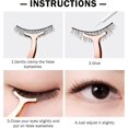 thumbnail image 5 of Eyelash Tweezer Applicator Stainless Steel Curved Tip Fishtail False Eyelash Curler Eyelash Extension Application, 5 of 5