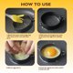 thumbnail image 3 of Molde multiusos para huevos Homerr, molde de cocina con diversas formas, anillo de fácil liberación, multiusos, forma redonda, apto para lavavajillas, huevo frito, suministro para desayuno,, 3 of 8