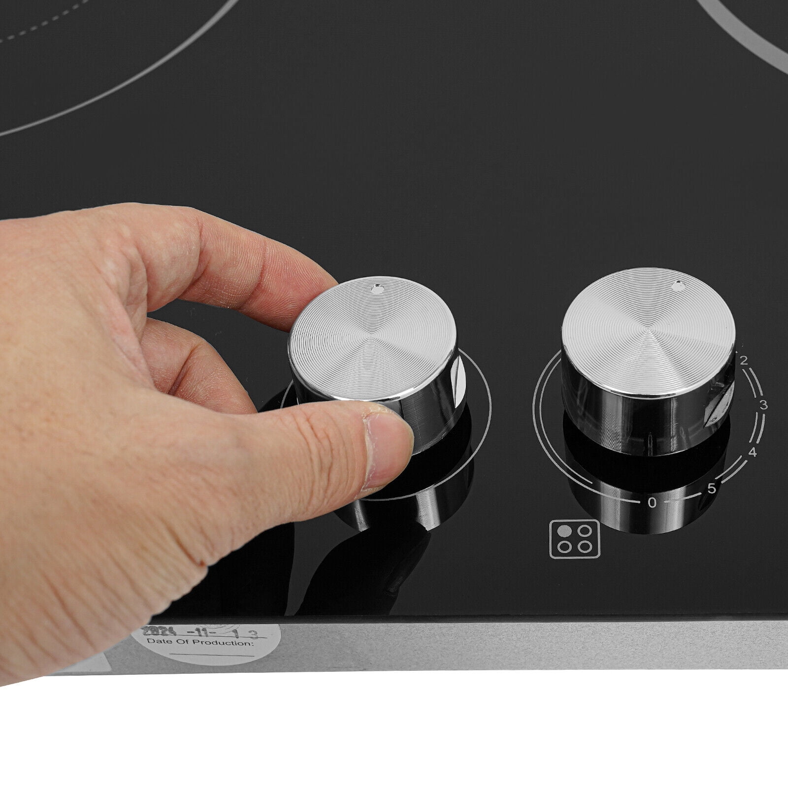PEAKORAElectric Cooktop, Electric Stovetop, 4 Burners Electric Cooktop