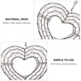 thumbnail image 4 of Heart Shape Iron Wire Wreath Frame Hanger Iron Succulent Pot Hanging Planter Plant Pot, 4 of 6