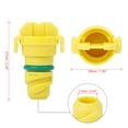 thumbnail image 3 of 3pcs Yellow ABS Car Engine Oil Drain Plug Replacement for Ford F150 2015-2018 KX6Z6730B, 3 of 6