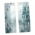 thumbnail image 3 of Cortina transparente con impresión digital de bambú con ojales, fácil de instalar y deslizar. 132x183cm, 3 of 9
