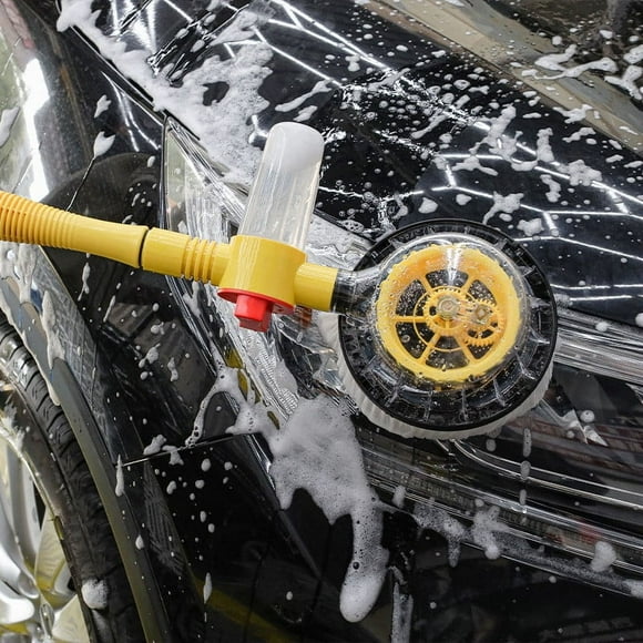 Car Wash Kit 360 Degree Rotating Car Wash Brush Long Handle Car Wash Brush Hose Attachment Detachable And Retractable Car Wash Mop For Car Yard