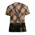 thumbnail image 4 of Bavarian German Oktoberfest Themed T Shirt Mens Short Sleeve Beer Festival Party Costume, 4 of 4