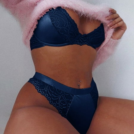 

Womens Sexy Lingerie Nightwear Underwear Lace Push Up Bra Set Panties Sleepwear