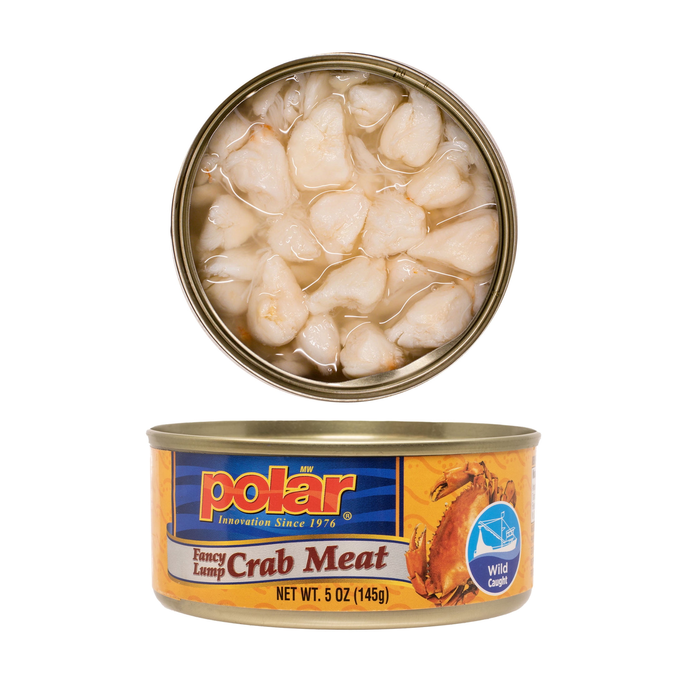 (3 pack) Polar Fancy Lump Crab Meat, 5 oz, Good Source of Protein