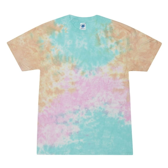 Colortone Tie Dye T-Shirts Pastel Colors Adult S to 5XL, Men, 100% Cotton