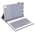 thumbnail image 4 of Funda protectora magnética con teclado para tableta, conexión Bluetooth, teclado inalámbrico delgado para Tab P11 Plus 2021 P11 2020, color morado, 4 of 14