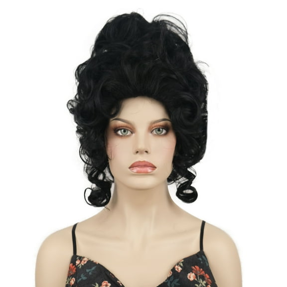 Lydell Short Curly Wig for Women, Black