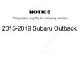 thumbnail image 2 of Transit Auto Rear Complete Suspension Shocks Strut and Coil Spring Mount Assemblies Pair for Car 2015-2019 Subaru Outback - Left Right Side (Driver Passenger) K78A-100598, 2 of 2