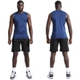 thumbnail image 5 of Men's Compression Shirt 4Pack Base Layer Fitness WorkoutSet Gym Clothing for Men, 5 of 9