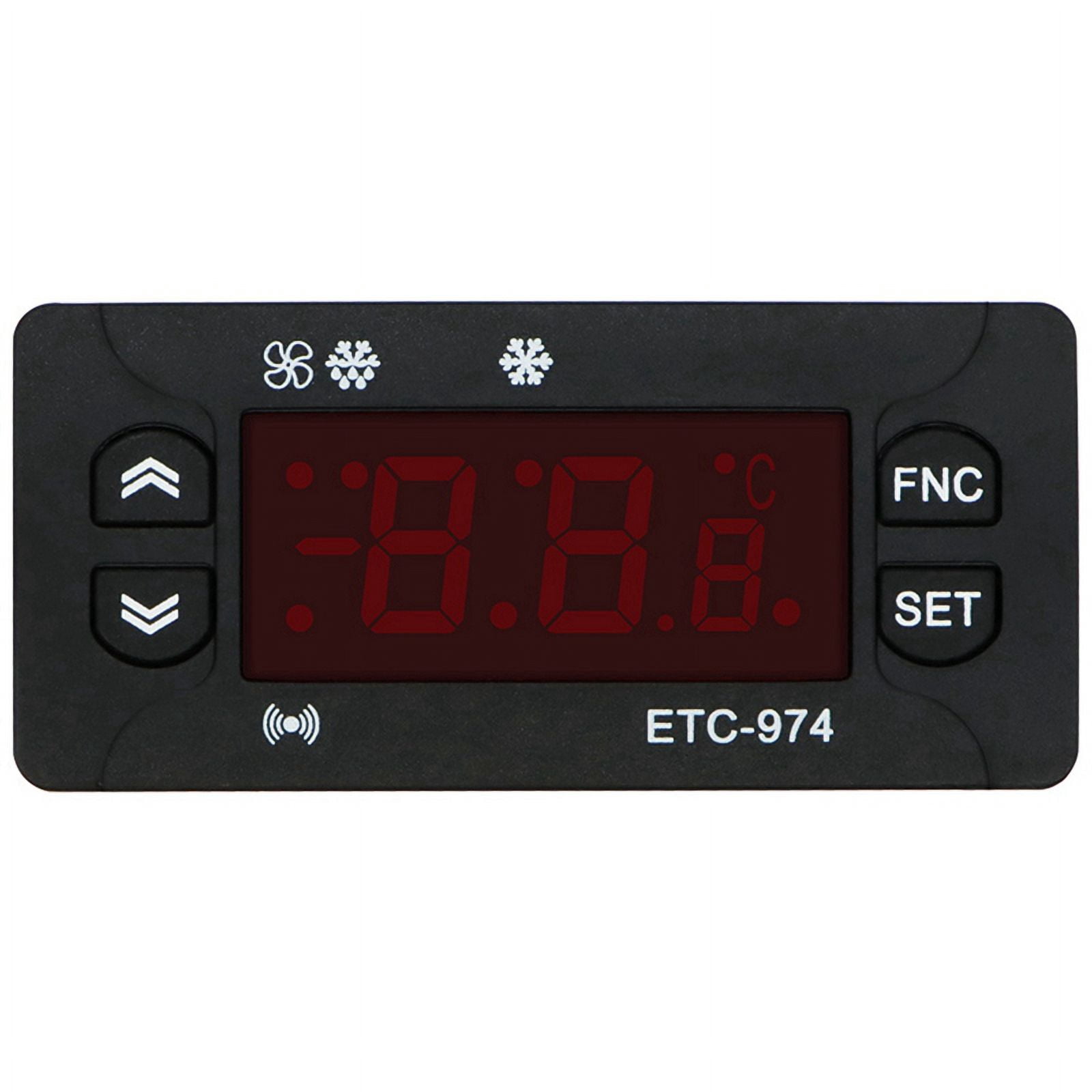 8X ETC-974 Digital Temperature Controller Microcomputer Thermostats Thermostat Refrigeration Alarm 220V Sensor