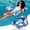1PCS Blue, variant on Joyfy Pool Chairs,Pool Floats for Adult,Blow up Water Chairs Noodles rafts for Party Summer Water Beach Fun, Blue Leaves