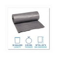 thumbnail image 2 of Low-Density Waste Can Liners 30 gal, 0.95 mil, 30" x 36", Gray, 100/Carton, 2 of 4
