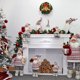 thumbnail image 5 of Methold De pie Santa Claus Año Nuevo Árbol de Navidad 30 cm Juguetes de peluche Decoración del hogar Favores de fiesta Muñeca Accesorios de Cables de audio/vídeo, 5 of 6