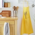 thumbnail image 5 of DII Modern Style 100 Percent Cotton Chino Chef Apron in Yellow, 5 of 7