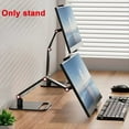 thumbnail image 5 of Portable Monitor Stand, Universal Metal Desk Holder,16 Inch Universal,Desktop Flat Bracket for Live Broadcast, 5 of 6