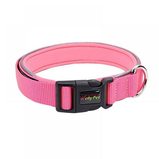 Collier Réfléchissant pour Chien de Nuit Colliers Réglables en Nylon Collier Réfléchissant pour Chien avec Verrou de Sécurité Adapté aux Grands Chiens de Taille Moyenne et Petite
