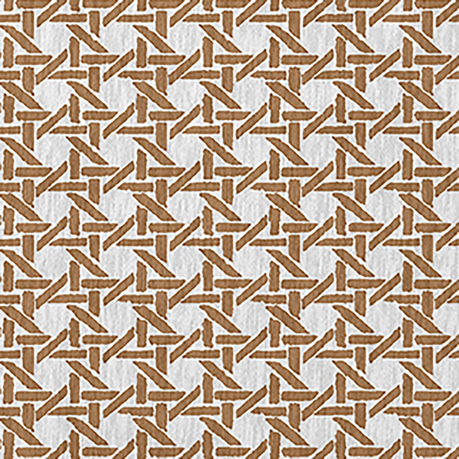 Simply Daisy 5' round Caramel Rattan GeometricIndoor/outdoor Rug