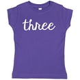 thumbnail image 3 of 7 ate 9 Apparel Girls 3rd Birthday Shirt for Girls 3 Girl Birthday Shirt 3rd Bday Third Shirts Purple Shirt, 3 of 6