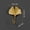 A, variant on 1X Metal Leaf Hook Perforated Free Decorative Coat Hook Wrought Iron Light Home Luxury Metal Leaf Hook Home Textile Storage