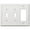 White, variant on Amerelle 149TTRW Chelsea Wallplate, 2 Toggle / 1 Rocker, Steel, White, 1-Pack