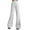 White, variant on Makaor Sweatpants Baggy for Women Flare Leg Solid Lounge Pants with Elastic Waist Dark Gray S