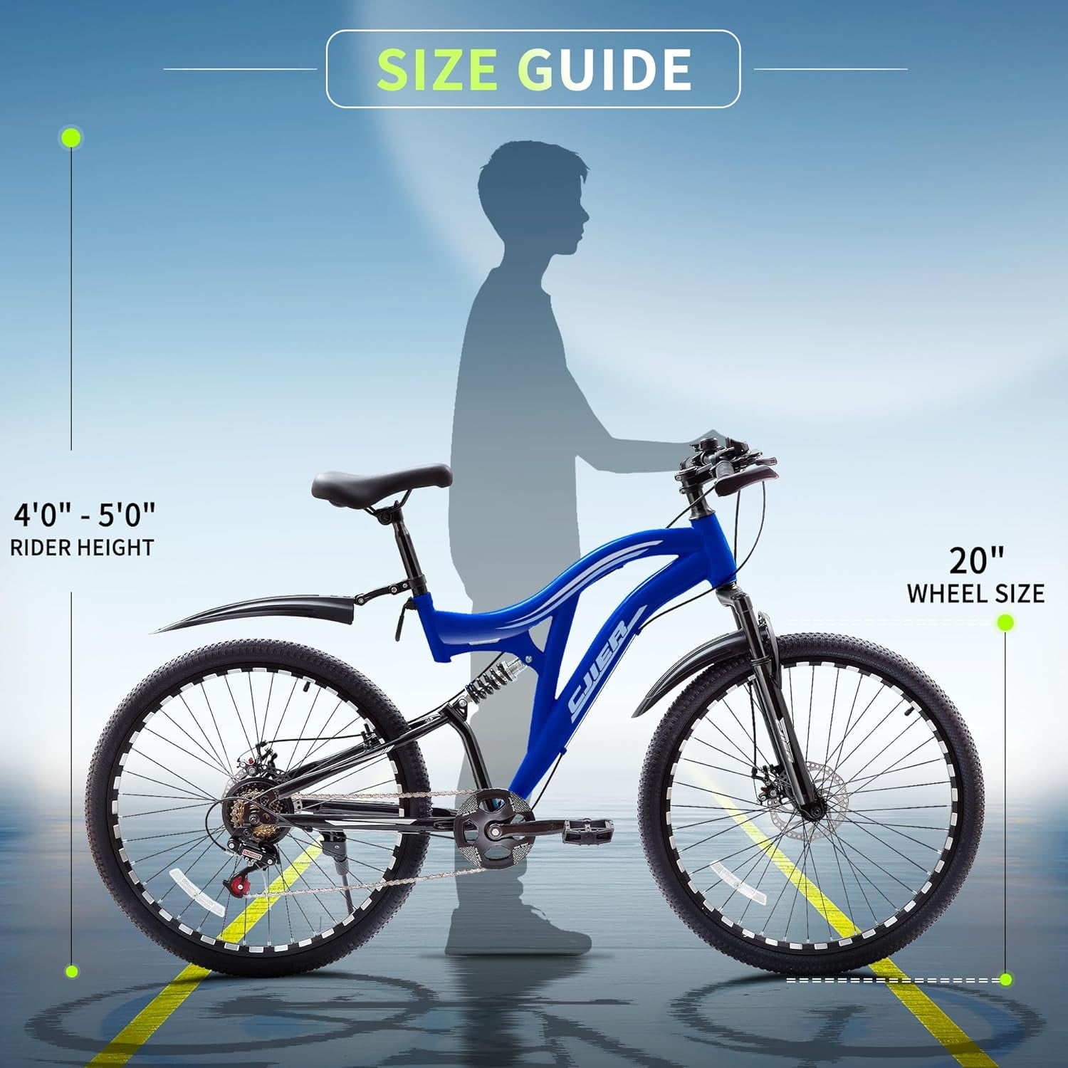 DEYGIA Boys Mountain Bike 20 inc