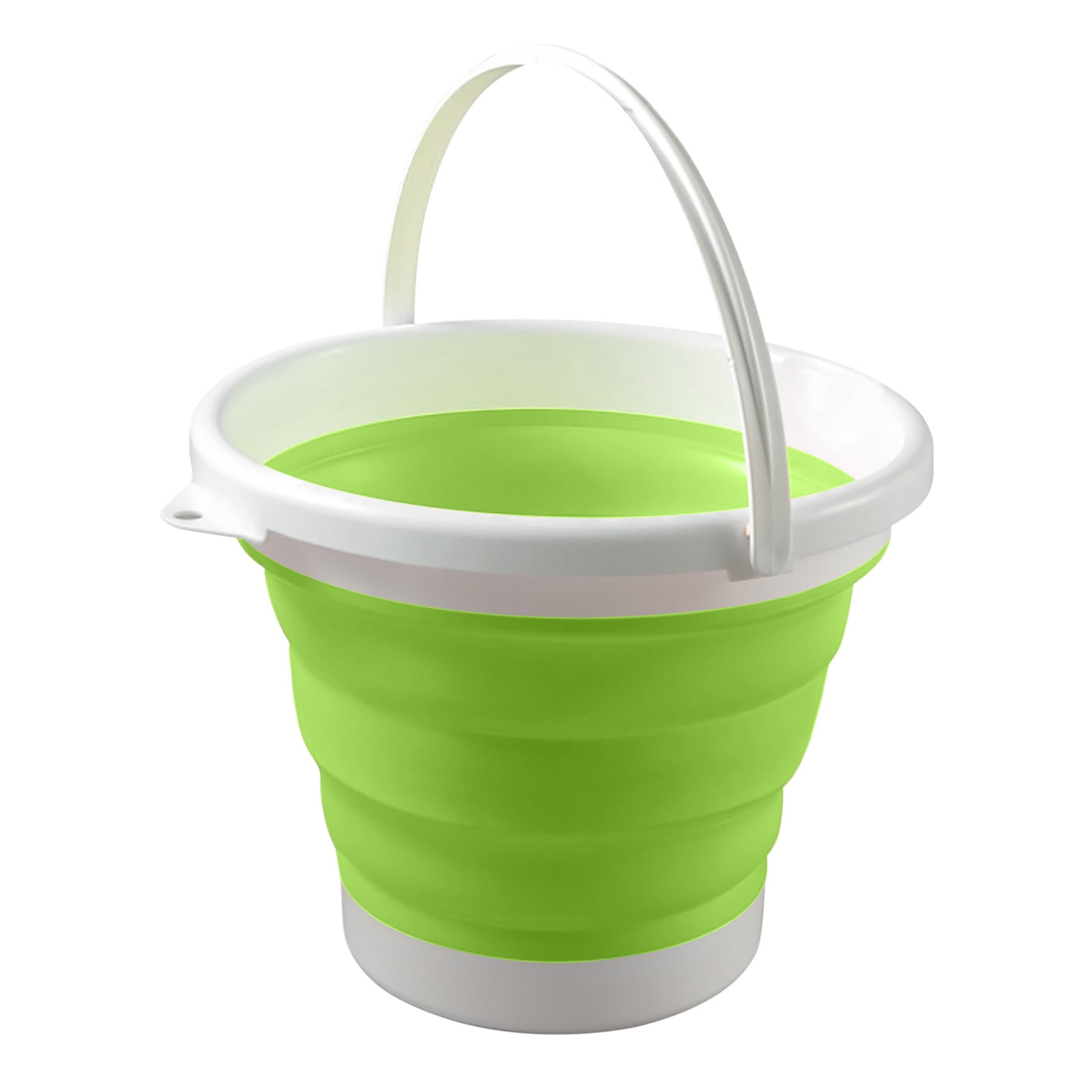 Kqegk 5LFoldable Bucket BultiPurPose 5 Litre Portable Laundry Bucket