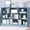 Bright Blue, variant on IOTXY Simple Bookcase with Base - 3 Tier 10 Cubes 55" wide Freestanding Low Display Cabinet, Bright Blue