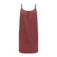 thumbnail image 6 of Backless Dresses for Women Sleeveless Spaghetti Strap Cami Mini Dresses Summer Beach Vacation Flowy Solid Color Sundress, 6 of 7