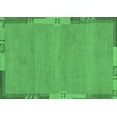 thumbnail image 1 of Ahgly Company Indoor Rectangle Abstract Emerald Green Modern Area Rugs, 4' x 6', 1 of 4