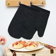thumbnail image 5 of TZYUDK Black 1 Pack Microwave Antis-Scalding Heat-Resistants High-Temperature Non-Slipss Gloves Kitchen Oven Baking Special Kitchen Restaurant Affordable Useful Nylon,Spandex, 5 of 6
