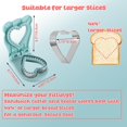 thumbnail image 2 of Heart Sandwich Maker Crustless Shaped Sandwich Cutters for Kids Lunch, Sandwich Cutter and Sealer, Peanut Butter and Jelly Crustless Sandwich Bread for Kids Children Boys Girls, 2 of 7