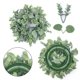 thumbnail image 4 of Guirnalda de flores artificiales para decorar en primavera y verano. Decora ventanas o puertas de patio. Guirnaldas de flores artificiales para decoración de bodas. Corona decorativa de plástico., 4 of 7