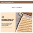 thumbnail image 4 of 1 Pcs 8" Handmade Trivets for Hot Dishes, Hot pots and Pans, Minimalist Cotton Hot Plate Mats, Woven Heat-Resistant Pot Holders Pads for Kitchen Counter Table Home（White）, 4 of 6