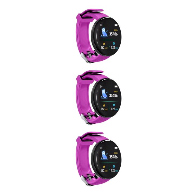 Bearachild Reloj inteligente de 1,44 pulgadas, notificación de recordatorio de mensajes, reloj de inalámbrico, podómetro recargable, reloj Type1 NO1