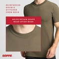 thumbnail image 3 of Soffe Men's 3 Pack - USA Poly/Cotton Military Tee, Tan, Large, 3 of 8