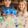 thumbnail image 5 of Resin Animals,Mini Glow in The Dark Animal Resin Models,150PC Resin Animals Mystery Bags,Individually Wrapped Blind Bags Tiny Animal Figurines,Collectible Mini Animals Statue for Fairy Garden, 5 of 5