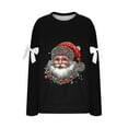thumbnail image 6 of Horkkom Christmas Sweaters for Women Funny Santa Claus Graphic Sweatshirts Holiday Party Christmas Sweatshirts XXXXL, 6 of 6
